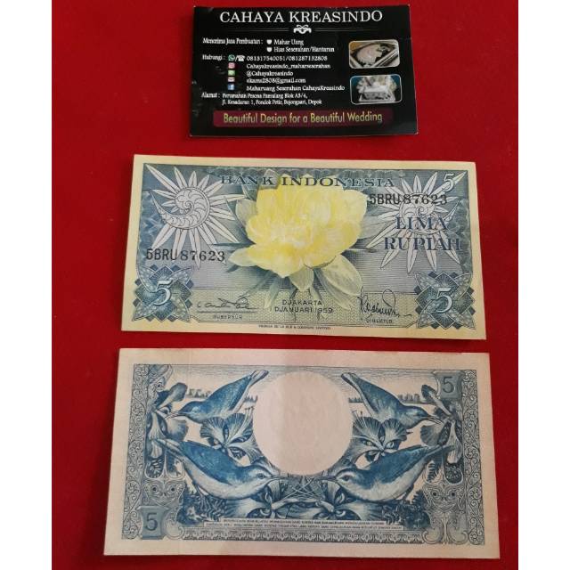 Uang kertas 5 rupiah