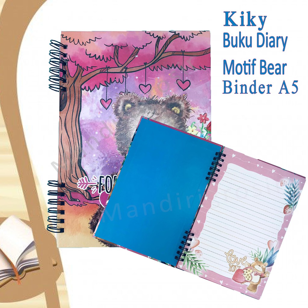 Buku * Motif Bear * Kiky * 621591-A5