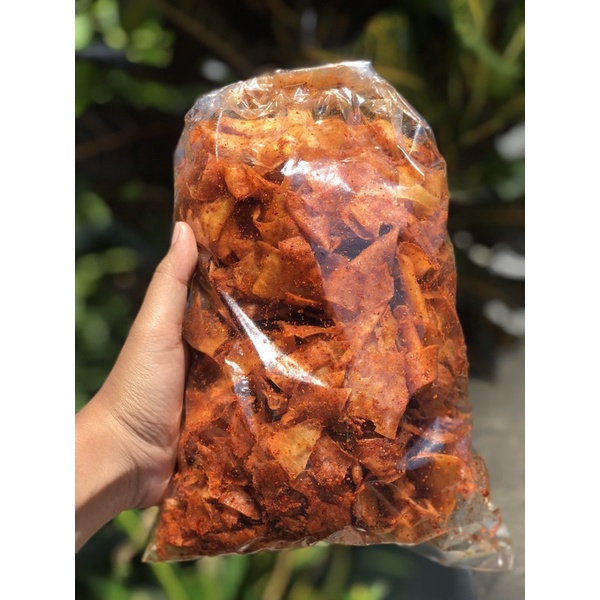 

KRIPSET (Keripik Setan) 5Kg gurih pedas dan endul