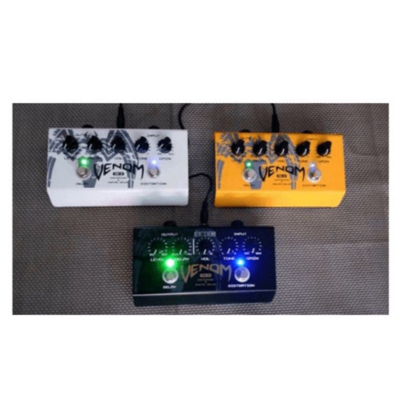 Efek Gitar + adaptor Distorsi&Delay