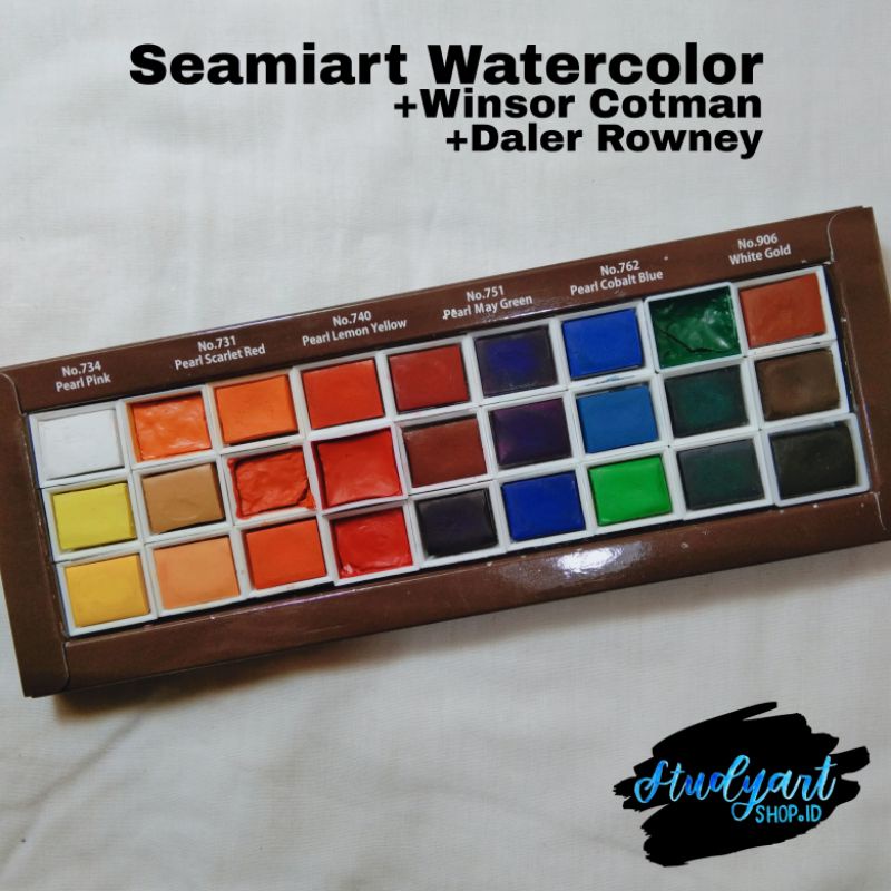 

[PRELOVED] TAKE ALL Seamiart, Winsor Newton Cotman, Daler Rowney Watercolor