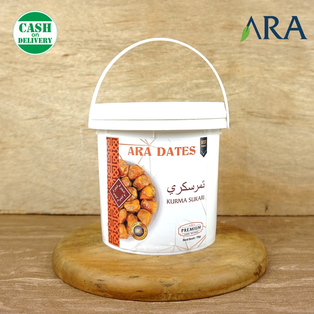 Kurma Sukari Ember 750gr PREMIUM KEMTAN ARA DATES Original