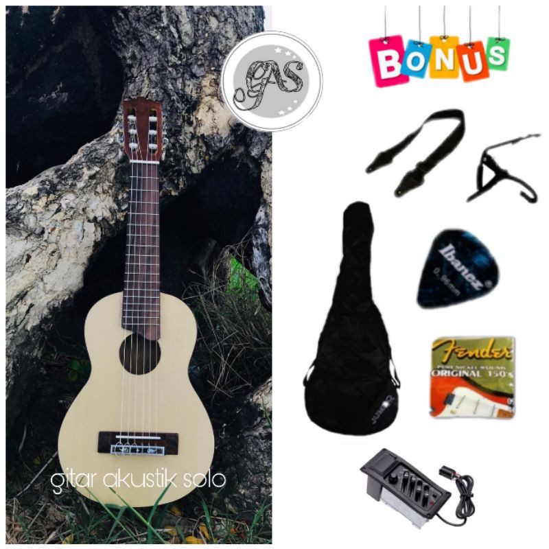 GitarLele nylon original lokal akustikeletrik senar 6