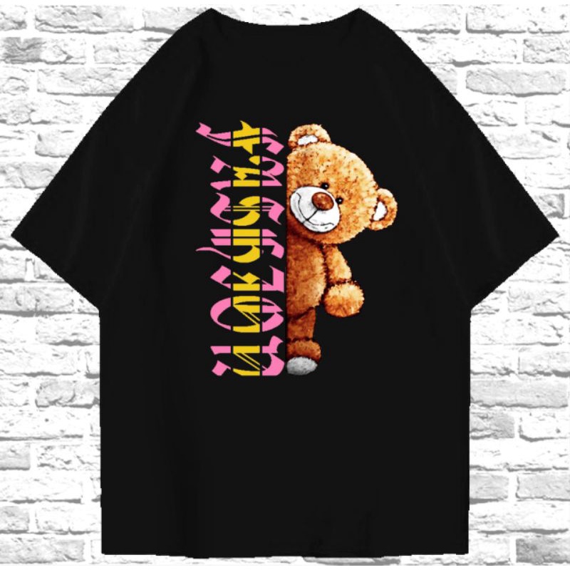 KAOS OVERSIZE SWEET LOVE BEAR