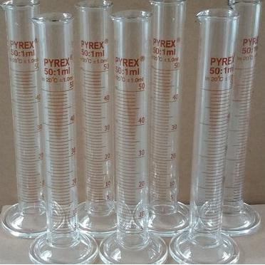 PROMO Alat Lab/Kimia/Farmasi - Gelas ukur 50 ml - Pyrex