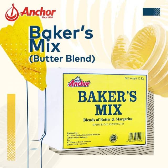 

Anchor baker's mix repack 250 gram butter