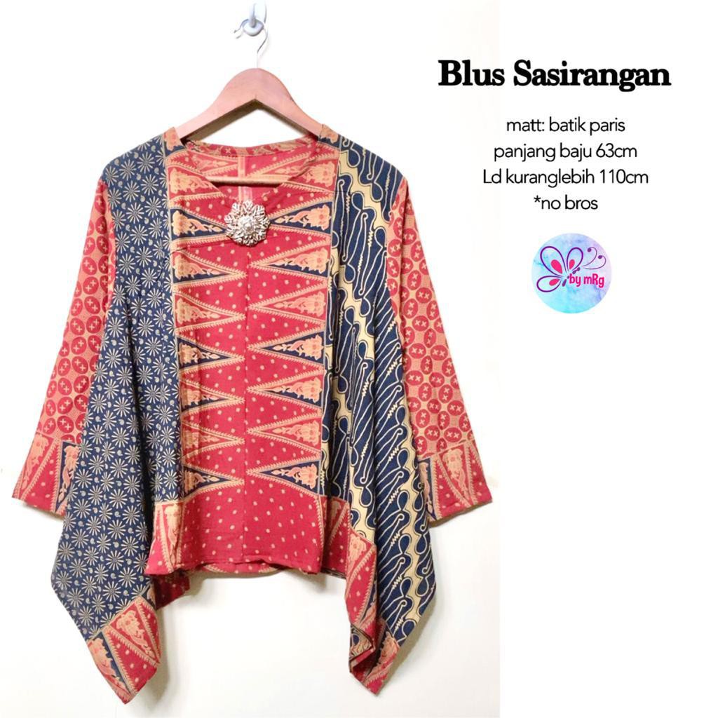 Blus kartini sasirangan Atasan Batik Modern/ Baju Atasan Batik /Baju Batik Atasan Wanita