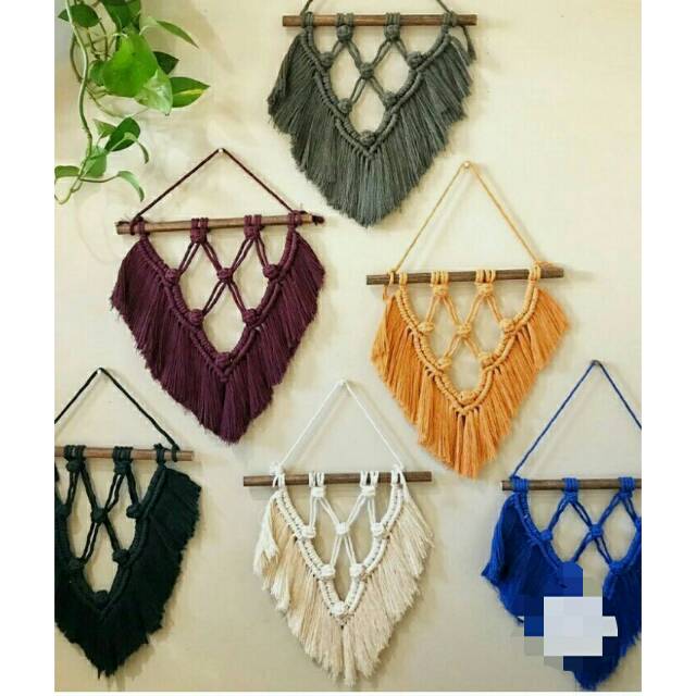  MACRAME  WALL HANGING HIASAN  DINDING  MACRAME  Shopee 