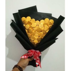 

buket coklat coin