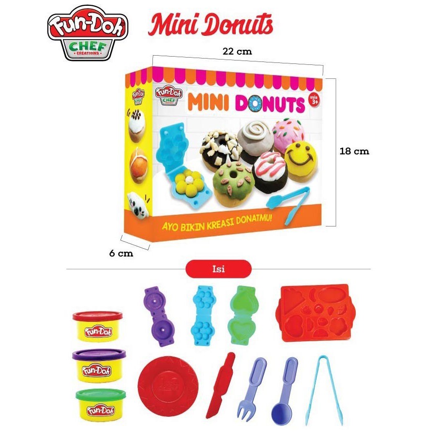 mwn.toys Fun Doh Mini Donat