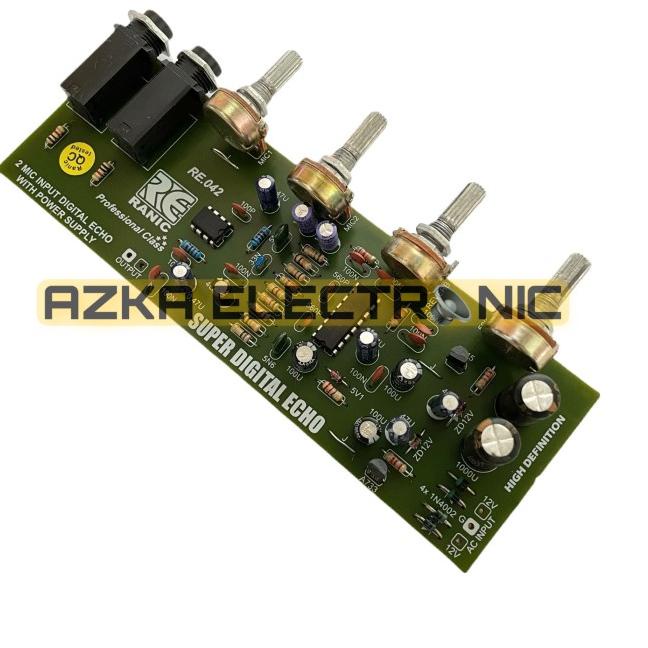 Kit Super Digital Echo Delay Plus 2 Mic