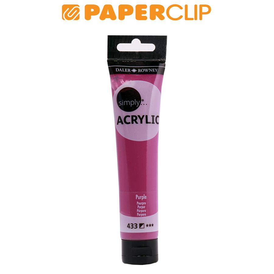 

ACRYLIC COLOR SIMPLY 75ML SL PURPLE