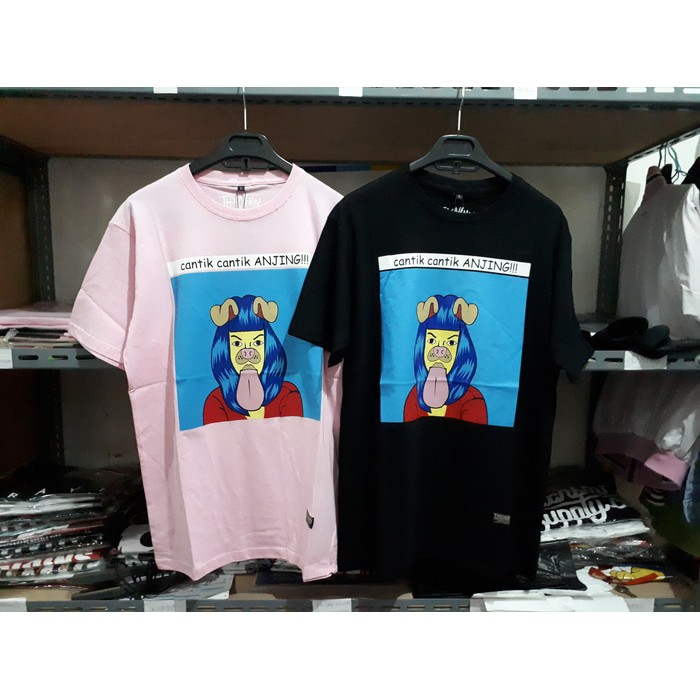 Terlaris Kaos Distro Thanksinsomnia Kaos Cantik Cantik Anjing