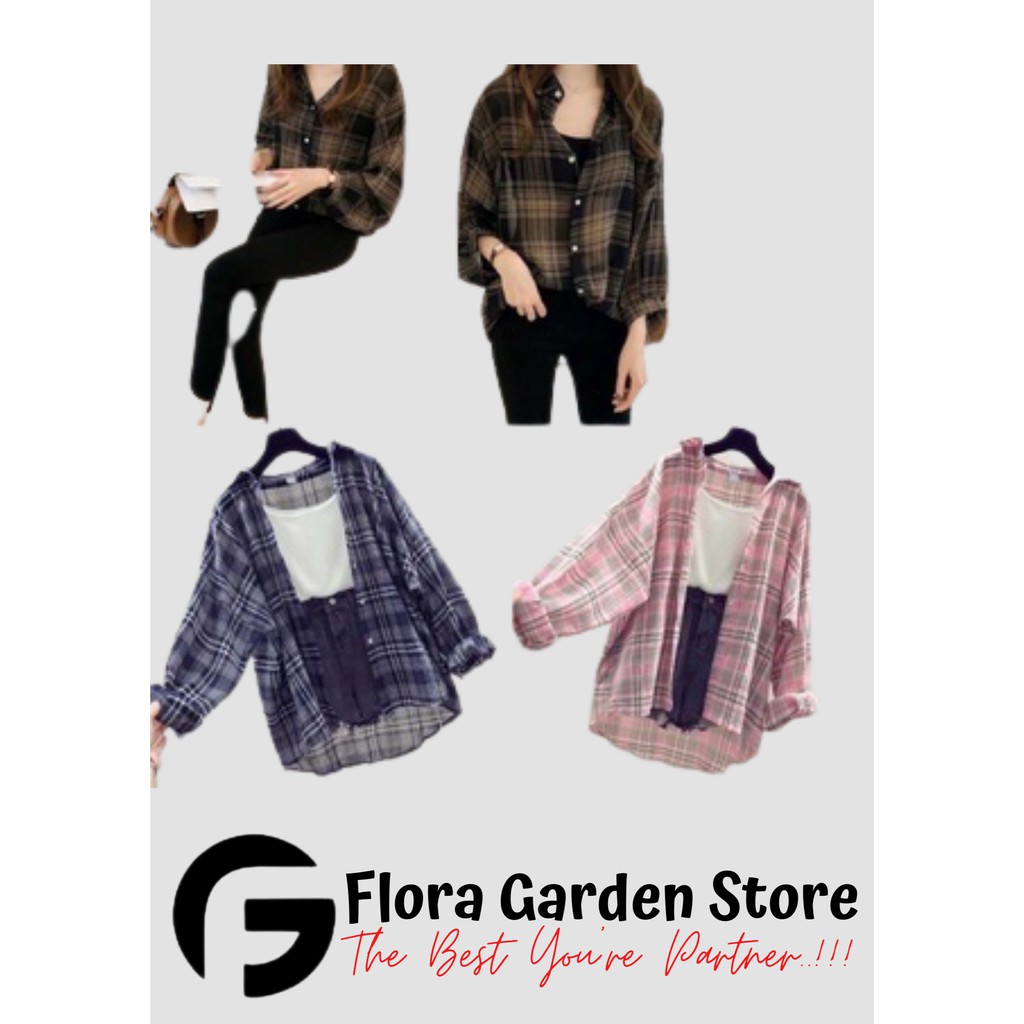 KEMEJA GUILEN OVERSIZE SHIRT KEMEJA WANITA