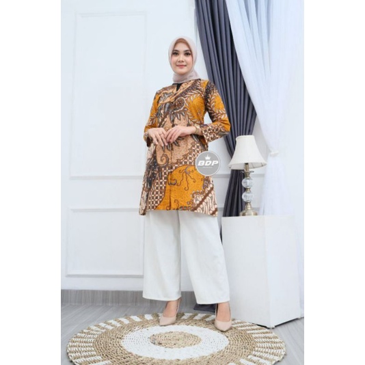 TUNIK BATIK // ATASAN BATIK WANITA JUMBO S - XXXL