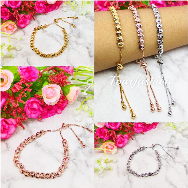 Fourfashion Gelang Tangan Serut Biji Lada Kekinian TS09