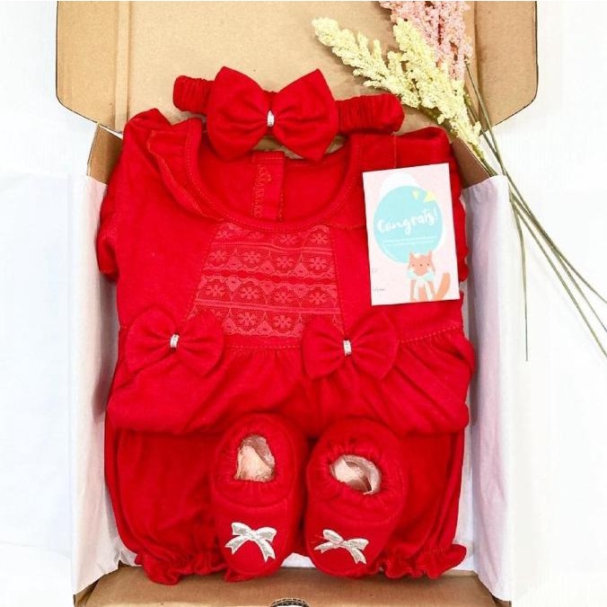 

red flamingo HAMPERS LAHIRAN BAYI PEREMPUAN hampers gift custom kado