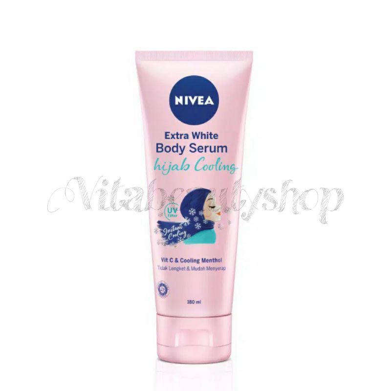 Nivea Body Serum 180ml Hijab Cooling/Body Lotion/Handbody