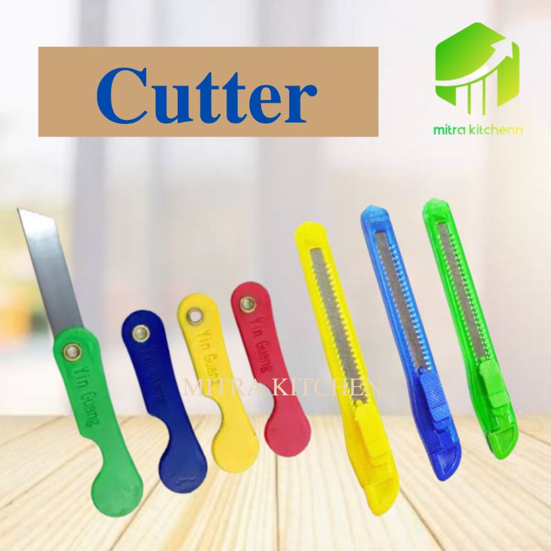 

Pisau Cutter Plastik Pisau Cutter Plastik Geser / Lipat