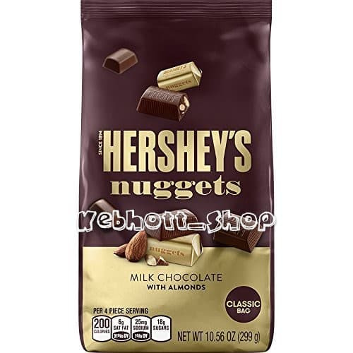 

Hershey's Nuggets Milk Chocolate with Almond | Cokelat Kacang Almon