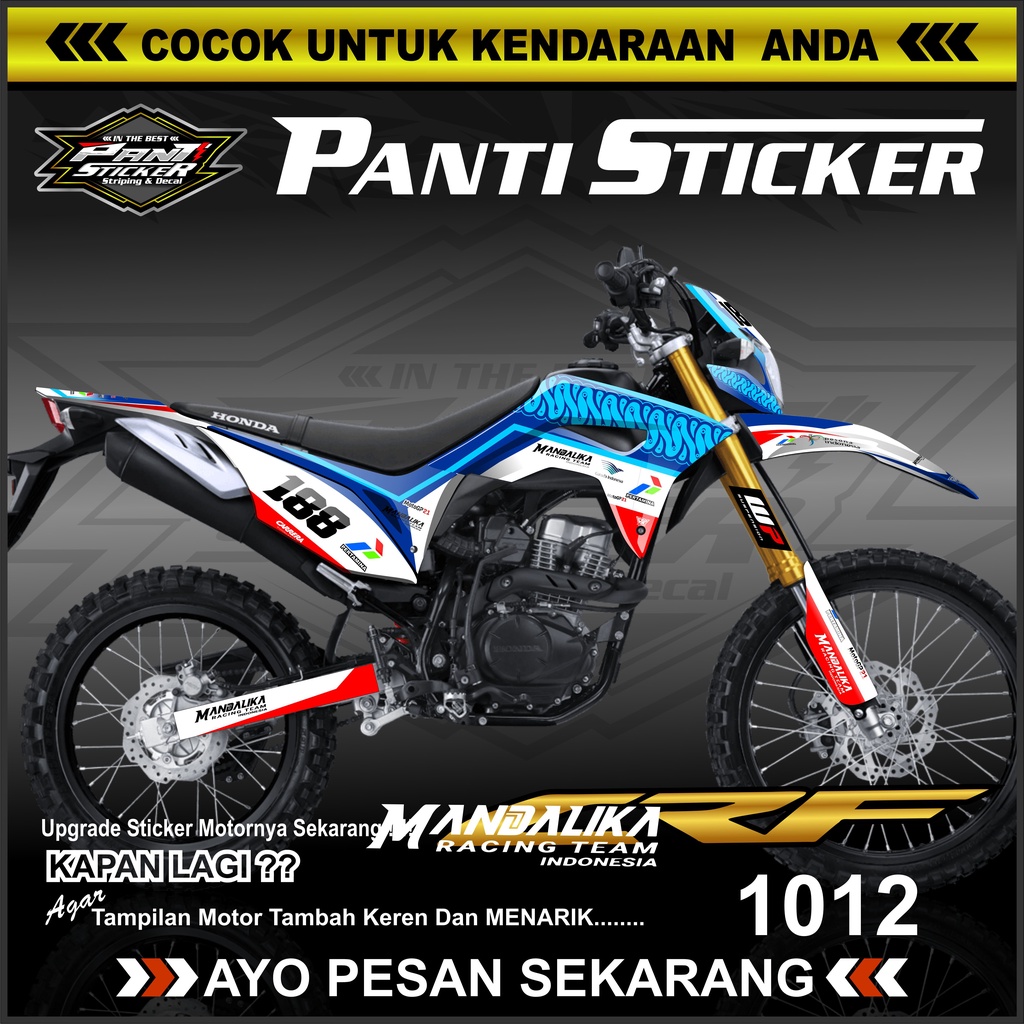 Jual Decal Full Body CRF 150L Desain Mandalika