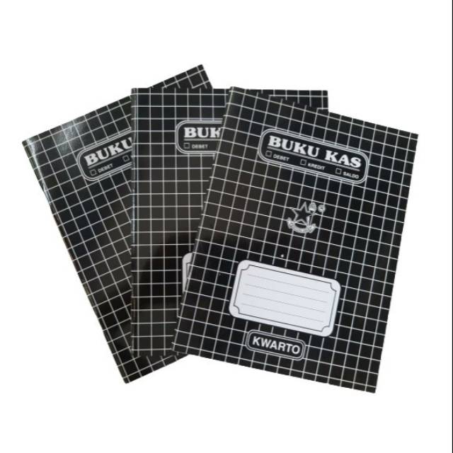 

BUKU KAS QUARTO / KWARTO COVER HITAM