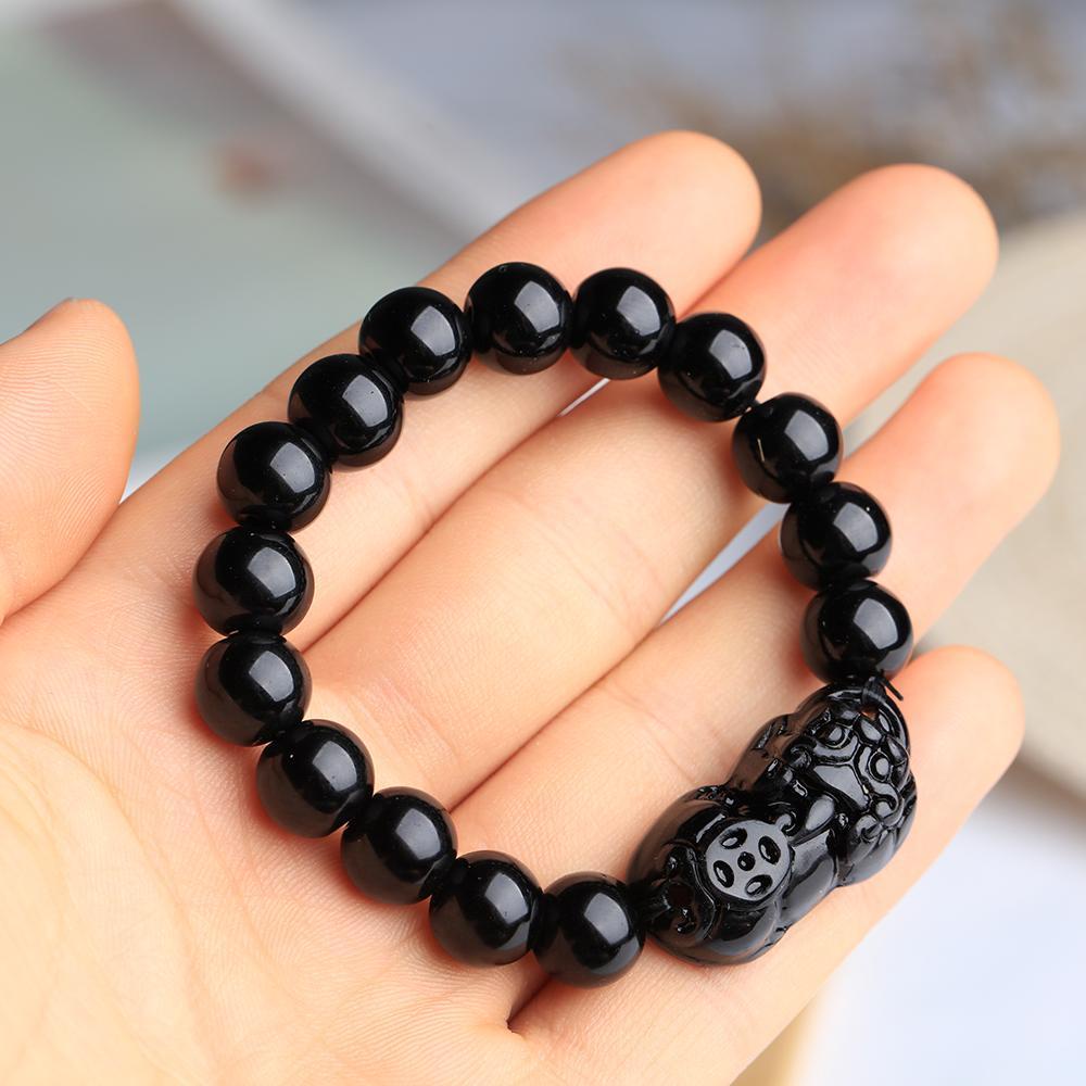 Gelang PREVA Pi Xiu Fashion Kekayaan Hitam Attract 10MM