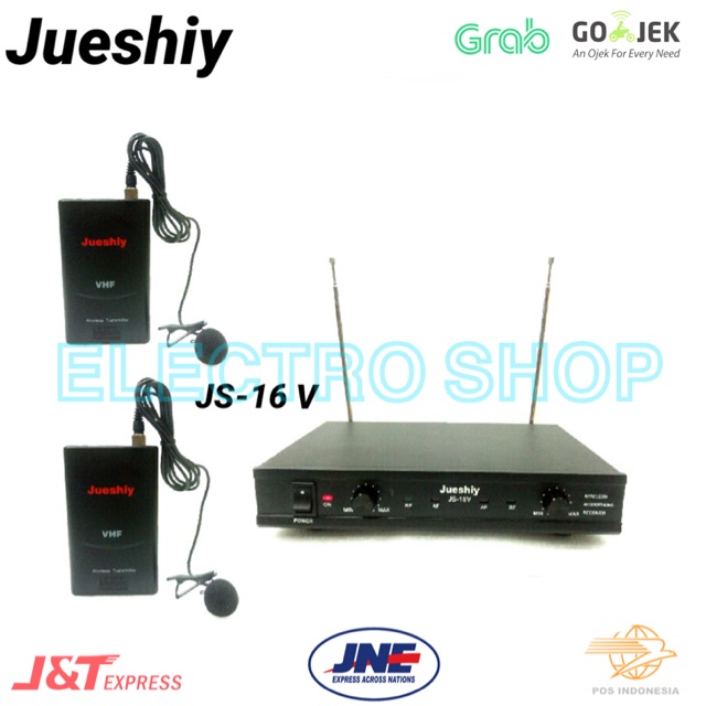 MICROPHONE WIRELESS JS 16V JUESHIY CLIP ON JEPIT