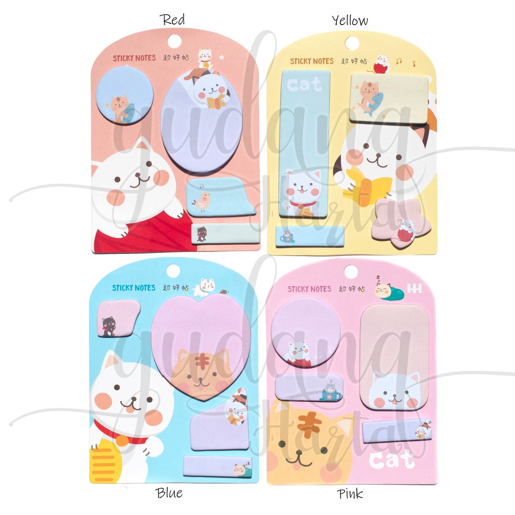 Sticky Notes Kucing Note Car Lucu Memo Unik GH 301139