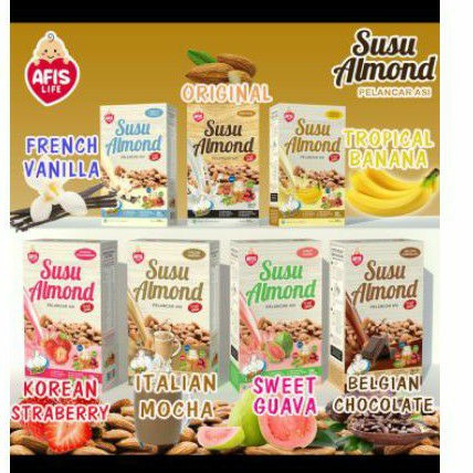 Afis Susu Almond pelancar ASI