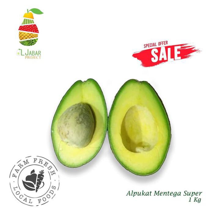 L1N Aljabar Alpukat Mentega Super 1Kg / Buah Segar / Alpukat / Avocado