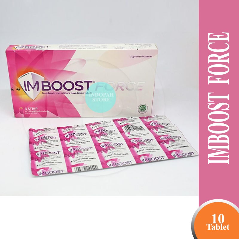 IMBOOST FORCE 10 TABLET DAYA TAHAN TUBUH | VITAMIN DAYA TAHAN TUBUH