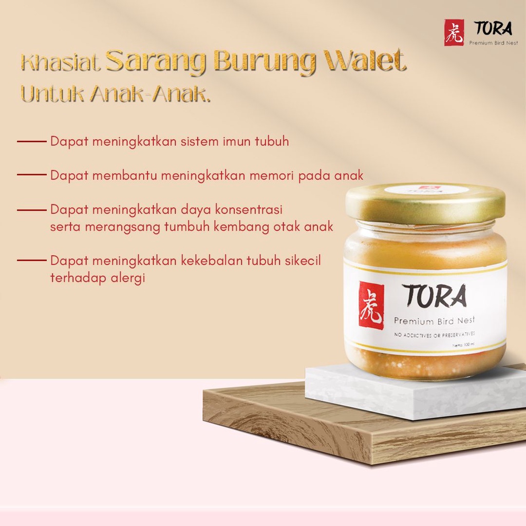 minuman sarang burung murni asli isi 65% (100 ml)