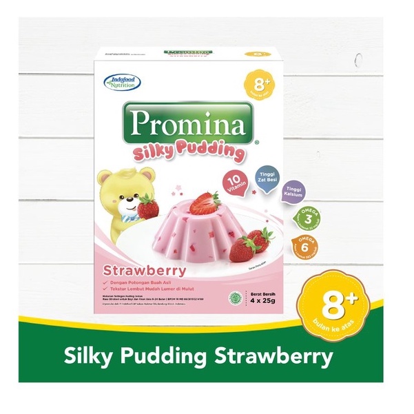 Promina Puding Strawberry 100 g x 1 Pcs 8+bln