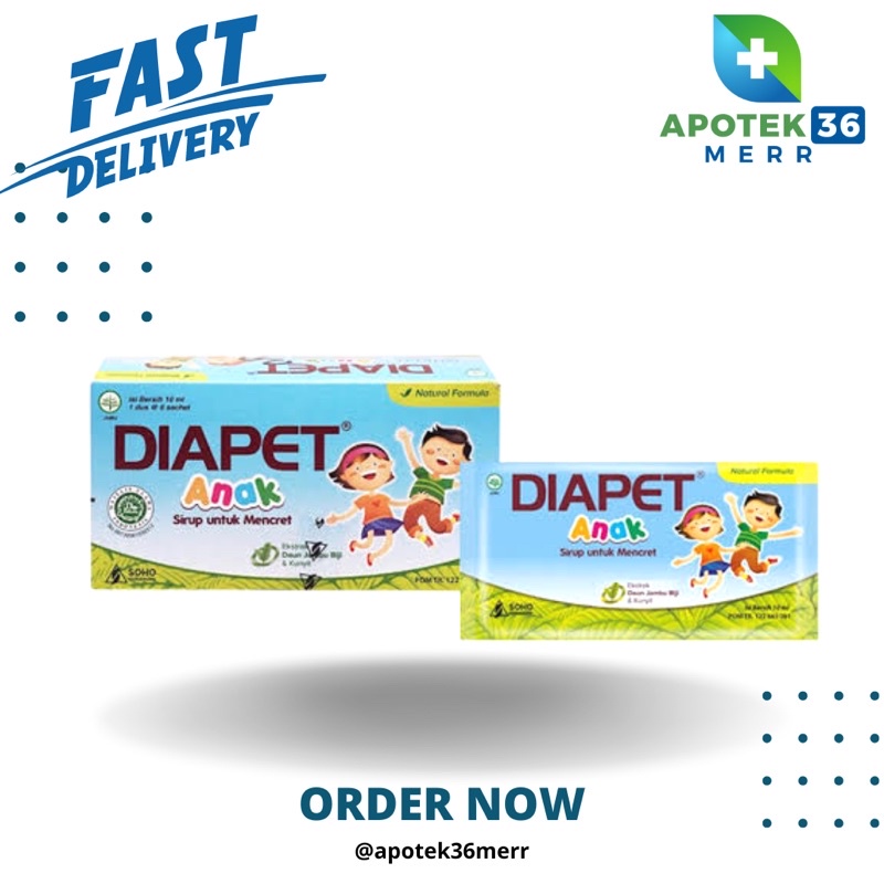 DIAPET OBAT DIARE ANAK SACHET