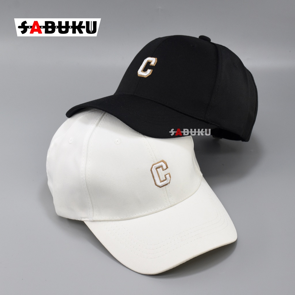 Topi Baseball Pria Wanita Dewasa Bordir Karakter C Topi Pria Bordir Premium Trendy Korean Fashion Men's Sports Female Cap Couple's Hat -235