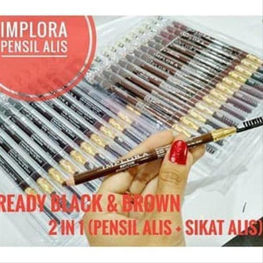 [50gr] LT- PENSIL ALIS IMPLORA / CELAK / EYEBROW PENCIL BPOM