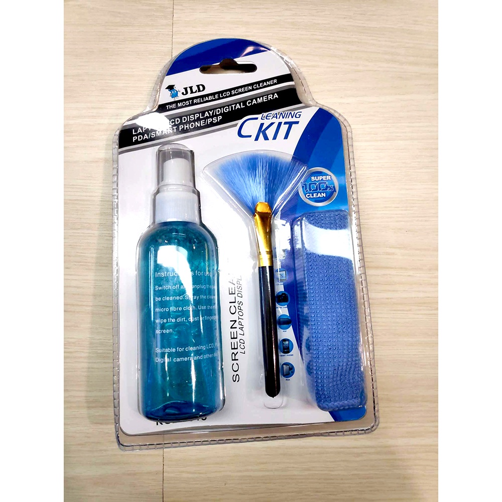 JLD Cleaning Kit Pembersih Layar LCD Laptop Lensa Kamera - KCL-1016 - Blue