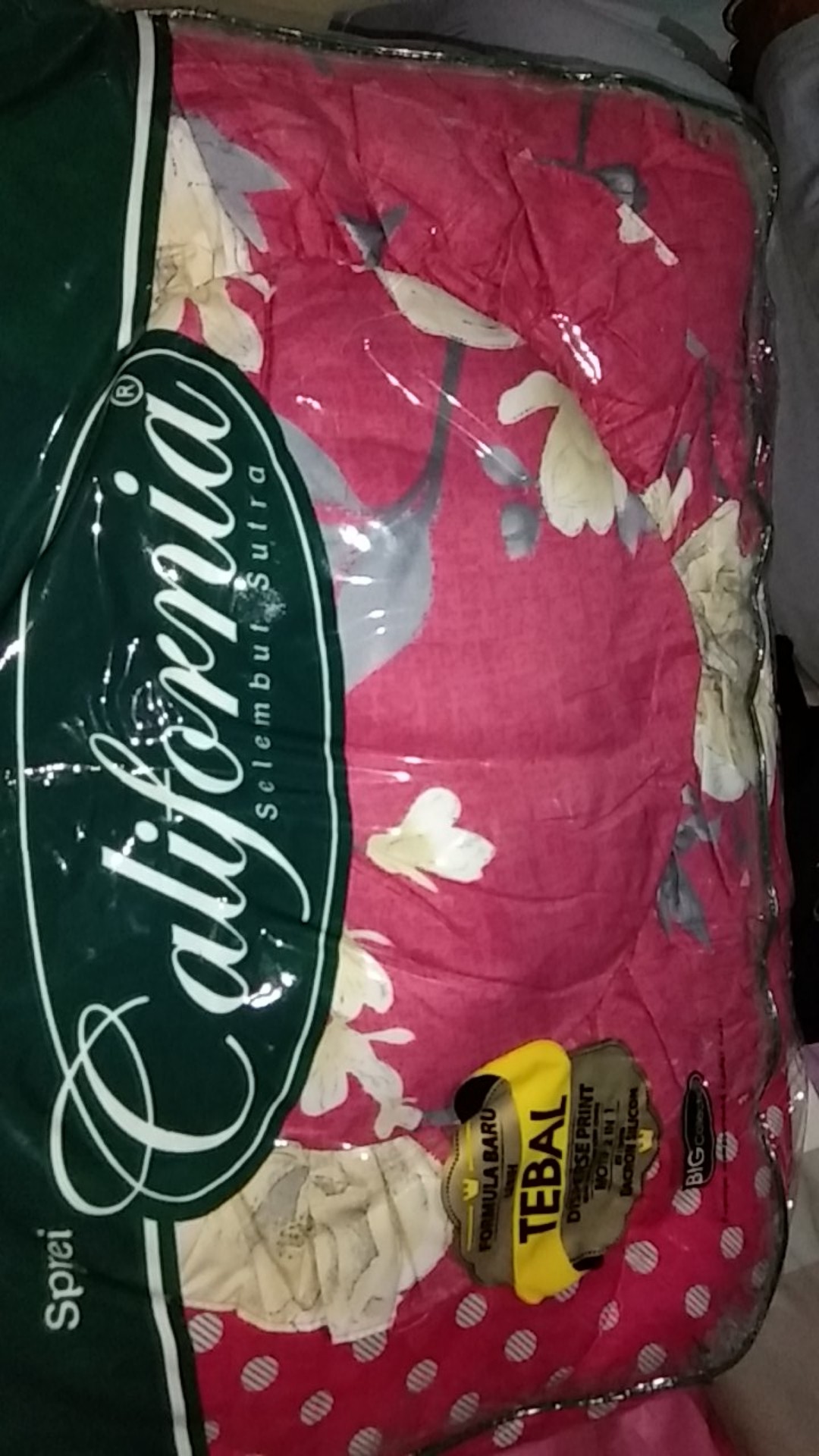 Bedcover + Sprei Rumbai California 160x200 Queen Size 160 Jane Feder Oris Alvia Elba Raisha Bc