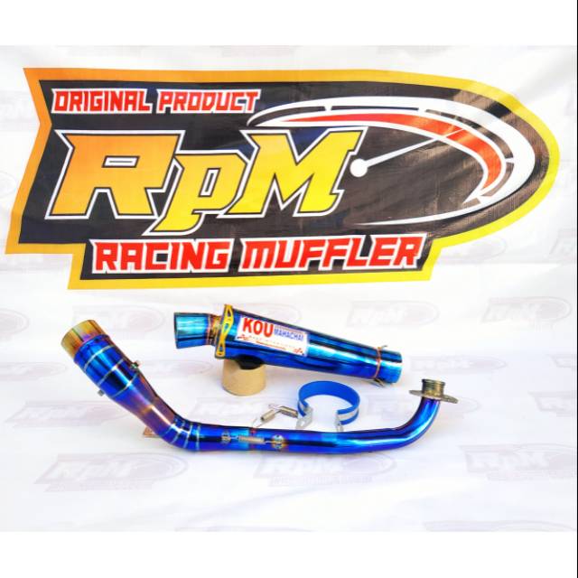 Knalpot KOU Mahachai Vario 125 - Genio - Vario 150 - Nmax - Beat - Genio
