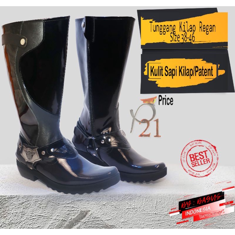 SEPATU TUNGGANG KILAP REGAN P21