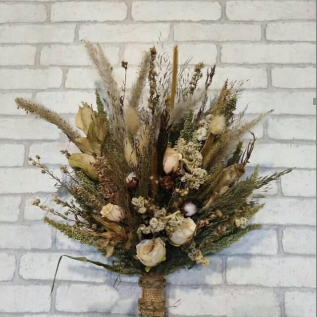 Dried Flower Bouquet / Buket Bunga Kering / Bunga Pernikahan / Buket Pernikahan / Bunga Pengantin