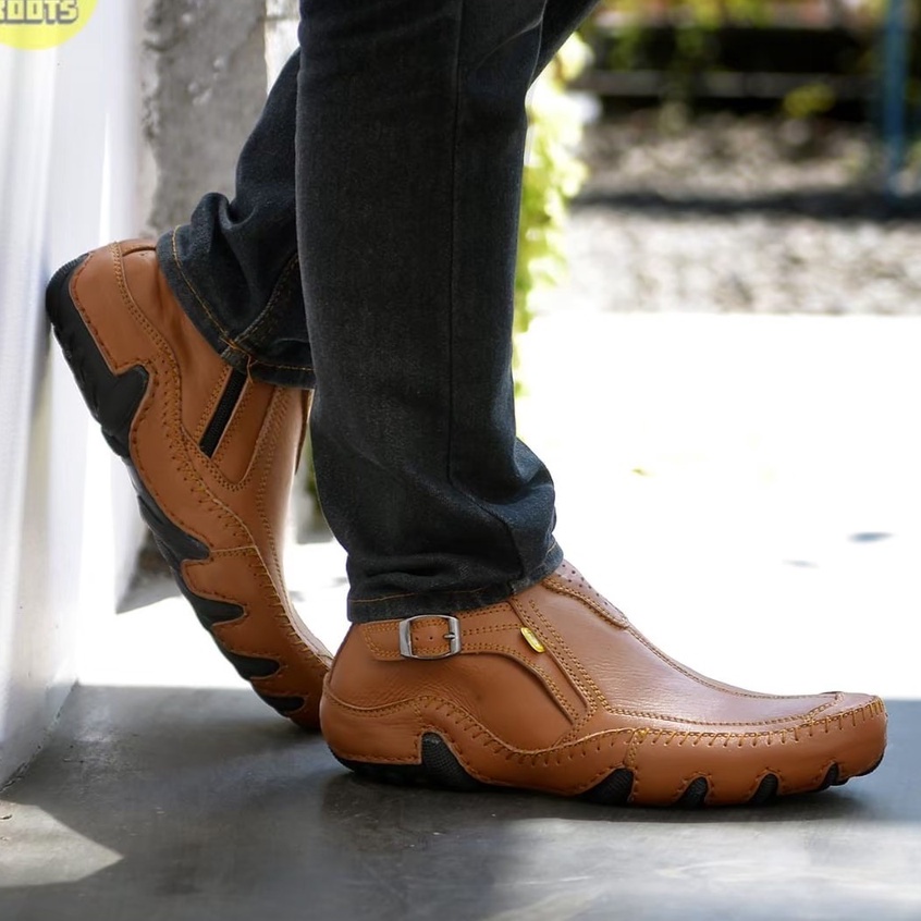 Country bout Sepatu Pria Boots Kulit Asli (CH)