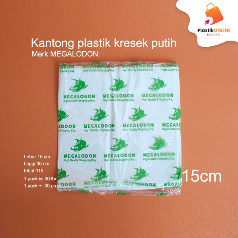 Kantong plastik 15 cm isi 30 lbr | Kantong kresek