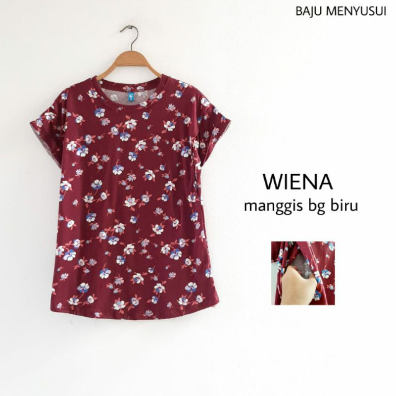 MAMIGAYA Nursing Wear - WIENA Baju menyusui Kaos / Atasan Menyusui