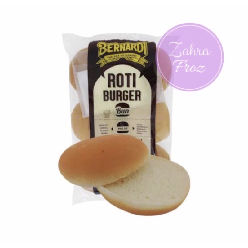 

BERNARDI ROTI BURGER POLOS ISI 6 PCS