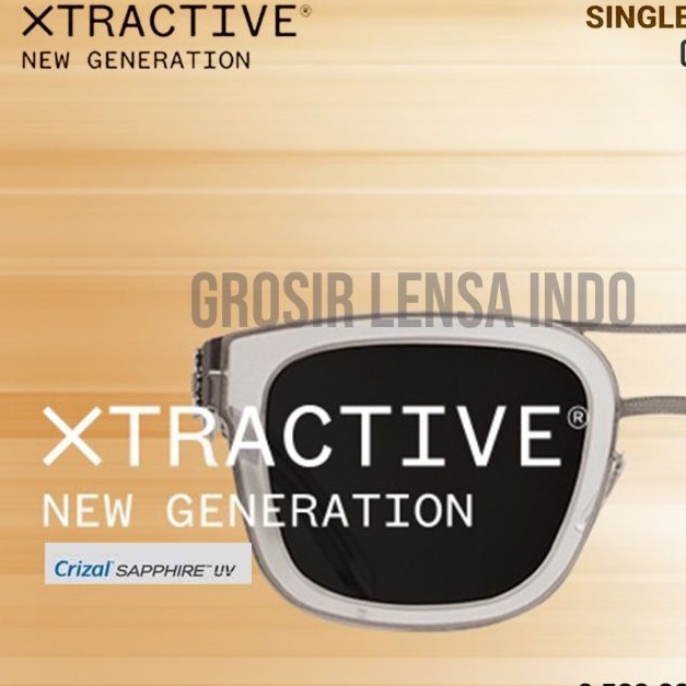Lensa Kacamata Essilor SV Orma 1.5  Xtractive New generation Crizal