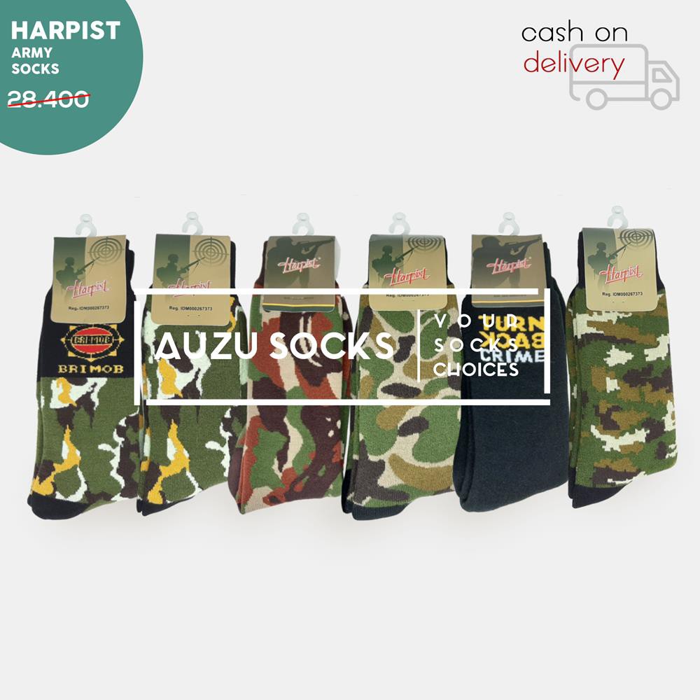 Kaos kaki tebal outdoor PDL tentara militer harpist - kopassus brimob kostrad marinir polisi