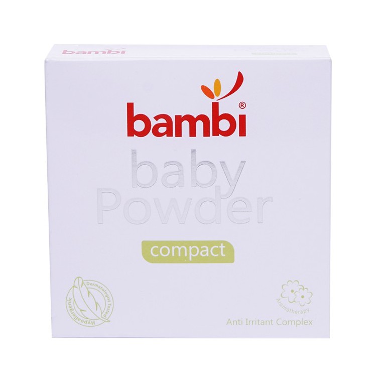 Bambi Baby Powder Compact Bedak Padat Bayi 40g