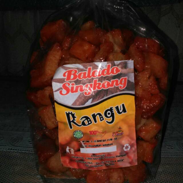 

Balado singkong rangu,, khas ciamis